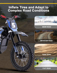 MotoTec 60v Pro Electric Dirt Bike 2000w