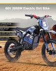 MotoTec 60v Pro Electric Dirt Bike 2000w
