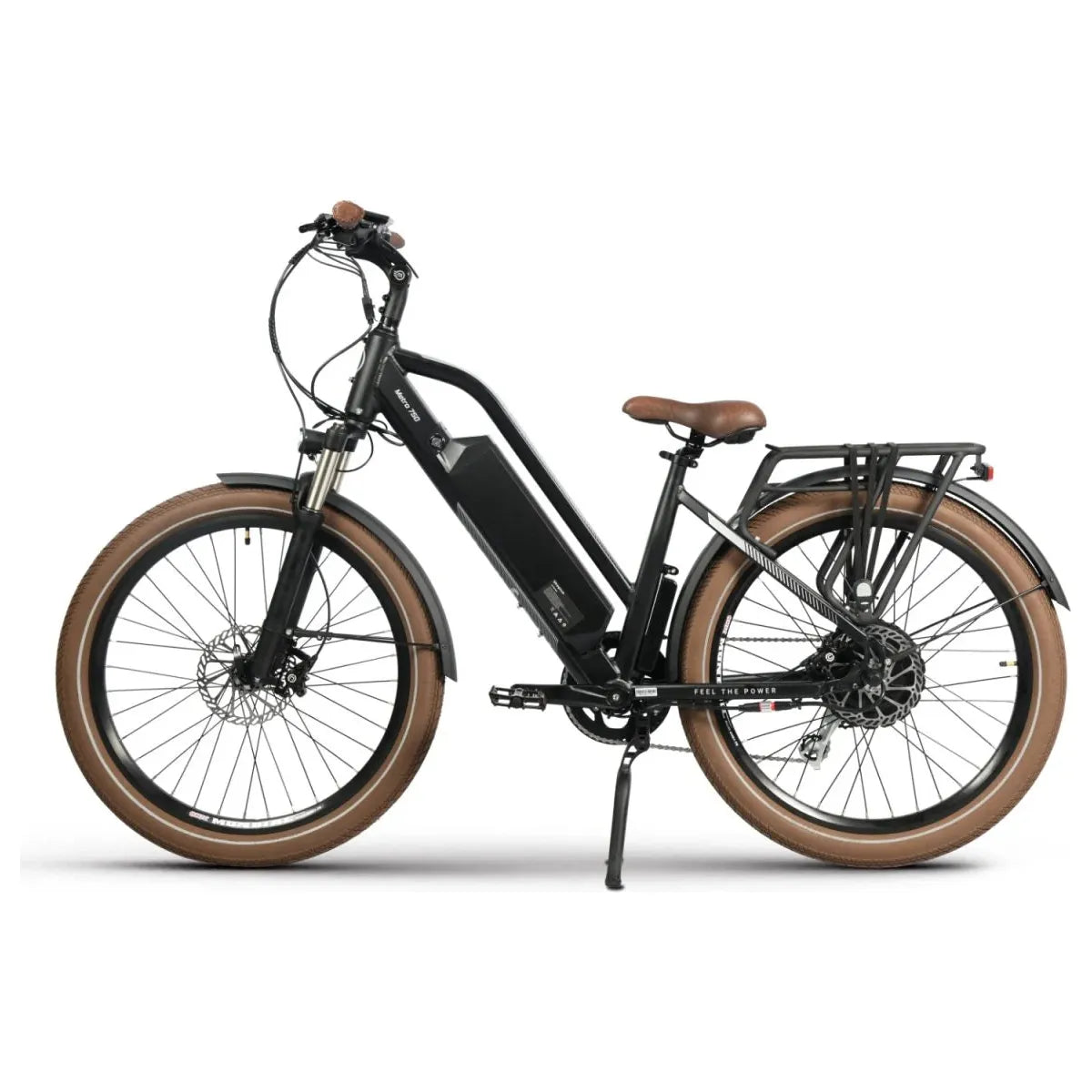 metro fahrrad kaufen Metro(750) Low Step Electric Bike Black-Silver