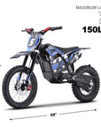 MotoTec 60v Pro Electric Dirt Bike 2000w