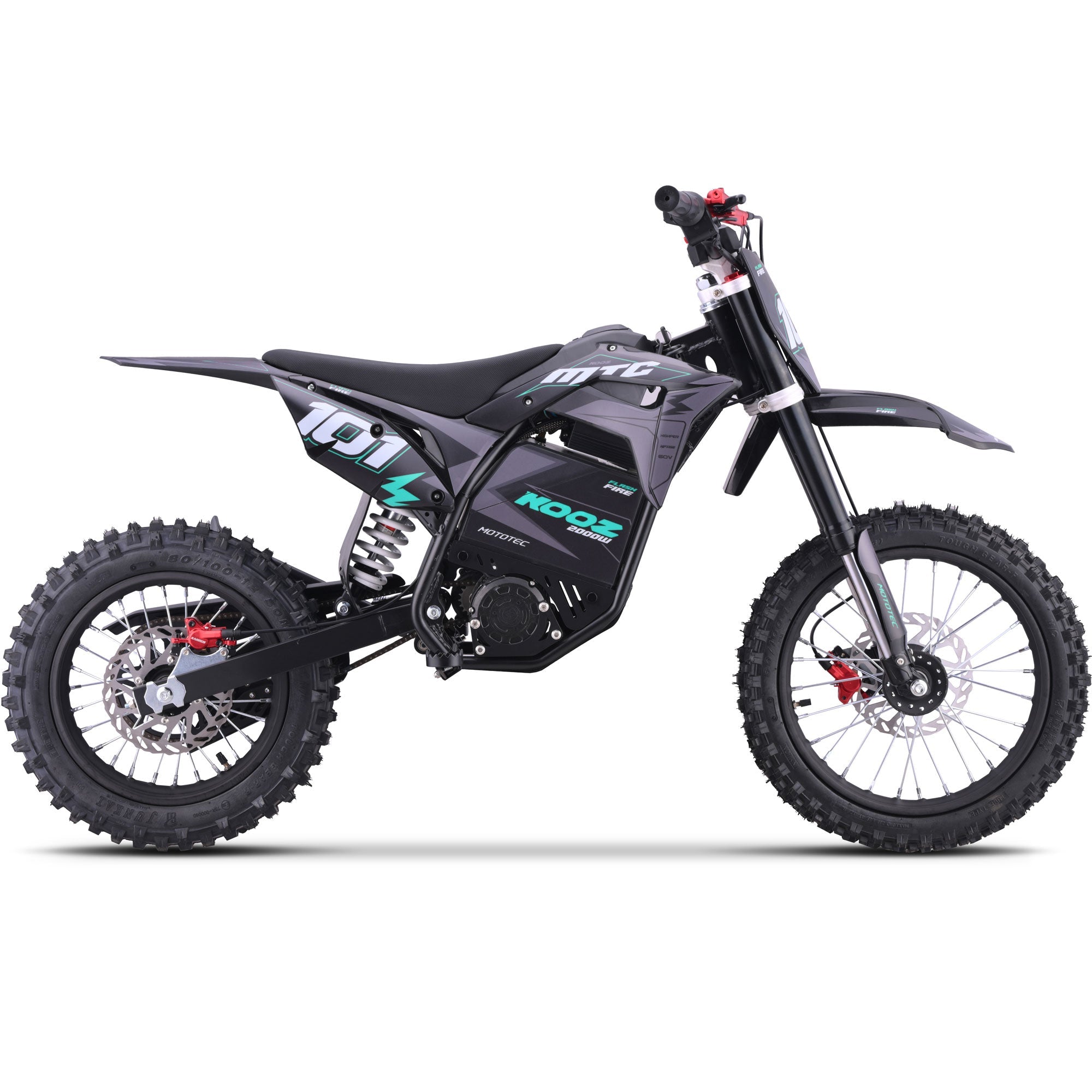 MotoTec 60V Pro Electric Dirt Bike 2000W. Powerful Off Road Fun Made Electric