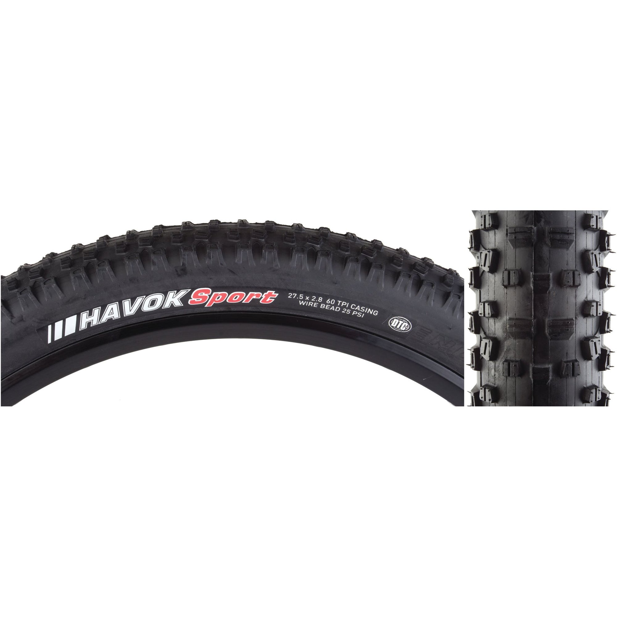Kenda Havok Sport DTC bike tire 27.5 x 2.8