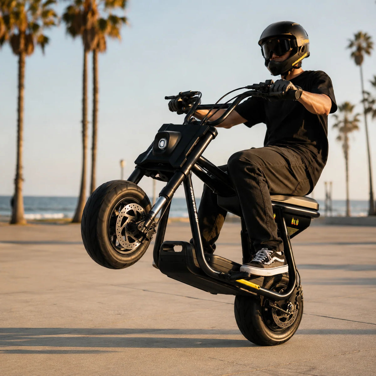 Forever Blu Ryze auto wheelie bike