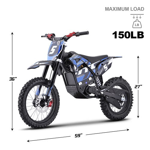 MotoTec 60v Pro Electric Dirt Bike 2000w