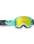 Fox Main Kairos Mirrored Lens Goggle - Tourquise
